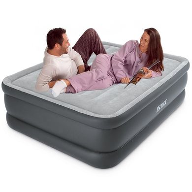 Двуспальная надувная кровать Intex Dura-Beam Basic Series Essential Rest Airbed (64140) Spok
