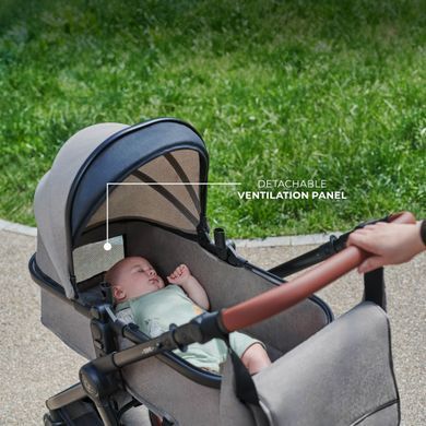 Универсальная коляска 3 в 1 Kinderkraft Esme Pro Pure Black (KSESME00BLK300N) Spok