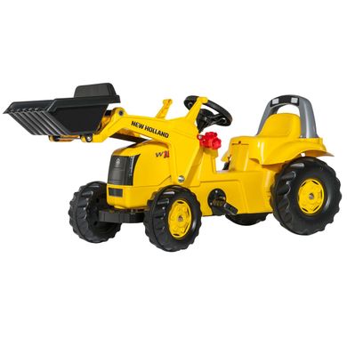 Педальный трактор с ковшом Rolly Toys RollyKid NH Construction Желтый (025053) Spok