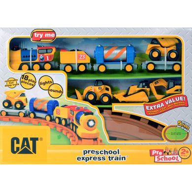 Железная дорога Toy State CAT со светом и звуком для дошкольников (80408) Spok