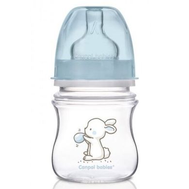 Бутылочка с широким горлышком антиколиковая Canpol babies Easystart Little Cutie 120 мл, в ассортименте (35/218) Spok