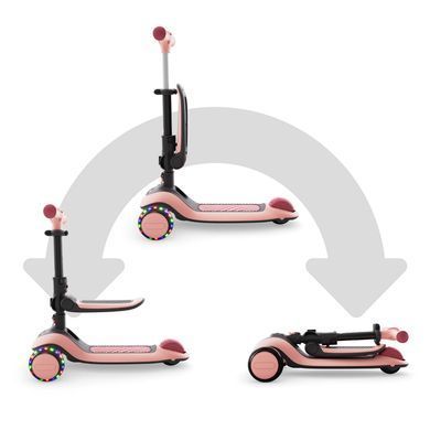 Самокат Kinderkraft Halley 2 Rose Pink (KRHALL02PNK0000) Spok