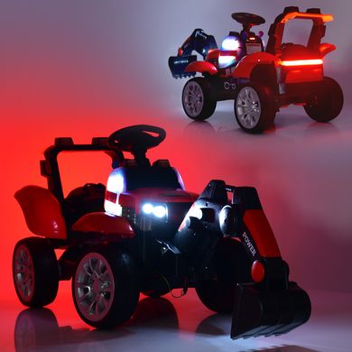 Детский электромобиль Bambi Трактор c ковшем Оранжевый (M 4263EBLR-7) Spok