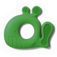 Прорезыватель для зубов силиконовый BabyOno Кит зеленый (935/02) Spok