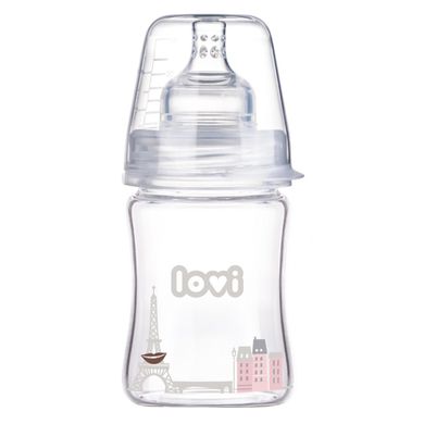 Бутылочка для кормления Lovi Diamond Glass Retro girl 150 мл (74/102) Spok