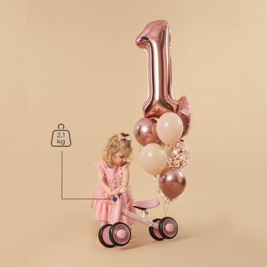 Каталка-беговел Kinderkraft Cutie Flash Beige (KRCUFL00BEG0000) Spok