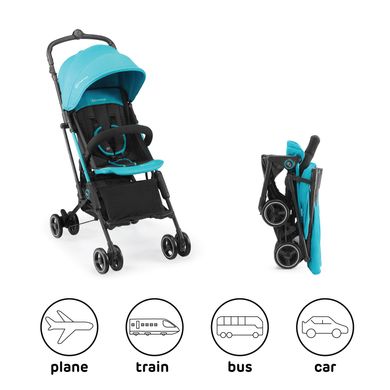 Прогулочная коляска Kinderkraft Mini Dot Turquoise (KKWMINITRQ0000) Spok