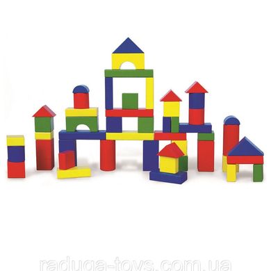 Набор строительных блоков Viga Toys 50 деталей (59542) Spok