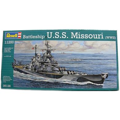 Сборная модель Revell Корабль Battleship U.S.S. Missouri WWII (05128) Spok