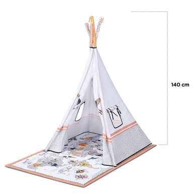 Развивальний килимок-палатка 3 в 1 Kinderkraft Tippy (KPTIPP00MUL0000) Spok