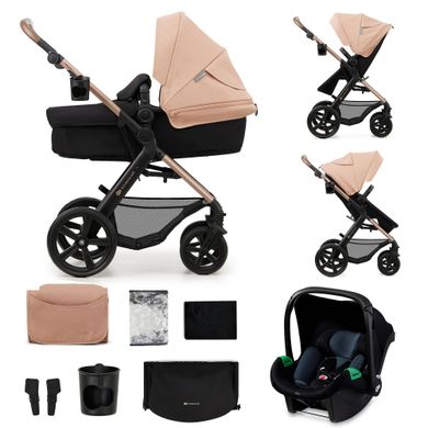 Універсальна коляска 3 в 1 Kinderkraft Moov 2 Sand Beige (KSMOOV02BEGEV00) Spok