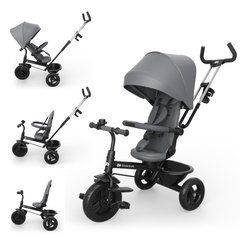 Триколісний велосипед Kinderkraft Aston 2 Plus Grey (KRASTO02GRYPL00) Spok