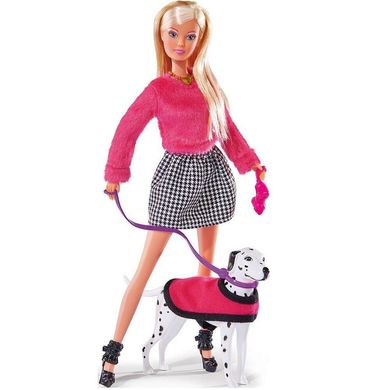Кукла Simba Steffi с далматинцем в модном наряде (5738053) Spok