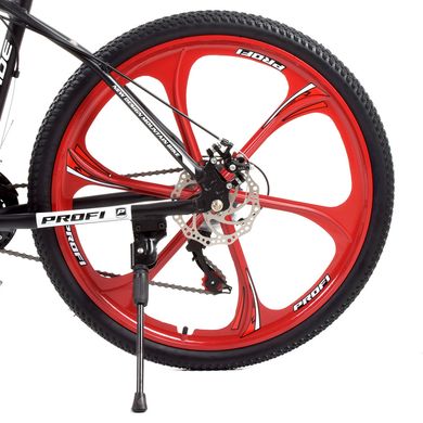 Велосипед Profi Blade 26" 17" Чорно-червоний (T26BLADE 26.1W) Spok
