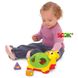 Развивающая игрушка Kiddieland Каталка-сортер Черепаха-знайка со световыми и звуковыми эффектами (049742) Фото 2