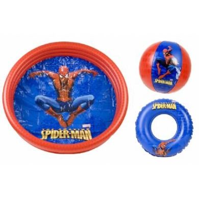 Набор HALSALL Spiderman 3- бассейн, круг, мяч (6812109) Spok