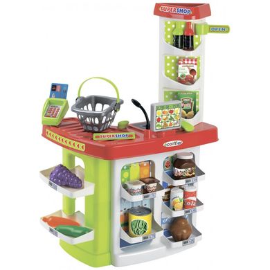 Игровой набор Ecoiffier Chef Продуктовый супермаркет с кассой, корзинами и продуктами (001784) Spok