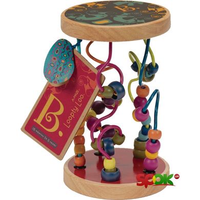 Развивающая деревянная игрушка Battat Разноцветный лабиринт (BX1155) Spok