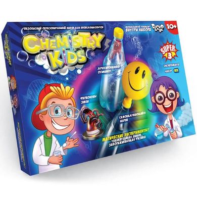 Набор для проведения опытов Danko Toys Chemistry Kids Mini, укр. (CHK-02-01U,7982) Spok