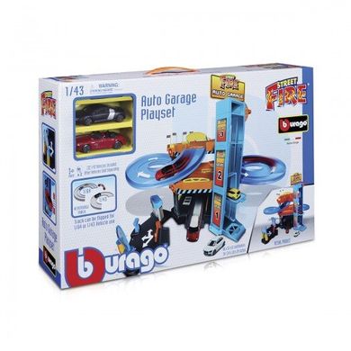Ігровий набір Bburago Паркинг 3 уровня, 2 машинки (18-30361) Spok
