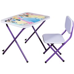 Детская парта со стульчиком Ommi Принцесса Фиолетовая Spok