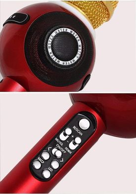 Беспроводной микрофон-караоке WSTER WS-878 Красный (X13373) Spok