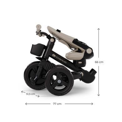 Трехколесный велосипед Kinderkraft Aveo 2 Plus Beige (KRAVEO02BEG0000) Spok