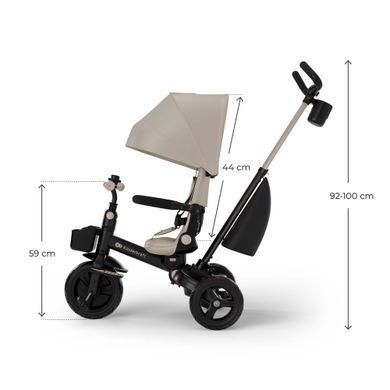 Трехколесный велосипед Kinderkraft Aveo 2 Plus Beige (KRAVEO02BEG0000) Spok