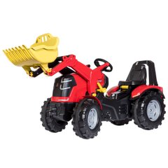 Педальный трактор с ковшом Rolly Toys Rolly X-Trac Premium Красно-Желтый (651009) Spok