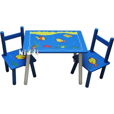 Столик с двумя стульчиками Baby Tilly Океан (2931-1/2803-1) Spok