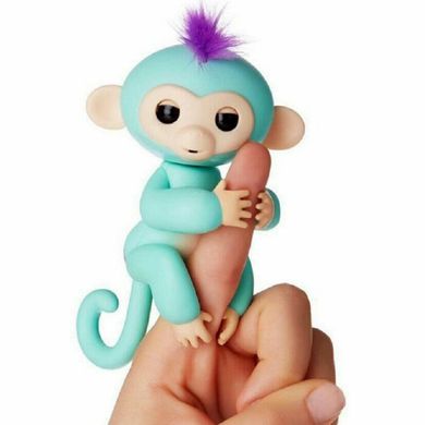 Интерактивная обезьянка на палец FingerMonkey 818-1 Голубой Spok