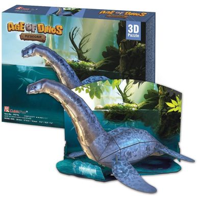 3D пазл CubicFun Age of Dinos Плезиозавр (P671h) Spok