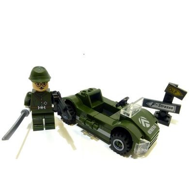 Конструктор Brick Военный автомобиль (803) Spok