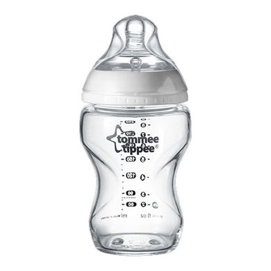 Бутылочка для кормления стеклянная Tommee Tippee 250 мл. (30032) Spok