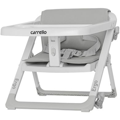 Стільчик-бустер для годування Carrello Ergo Light Grey (CRL-8403) Spok