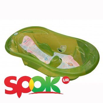 Ванночка Tega Comfort 102 см Зеленый прозрачный Spok