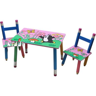 Столик с двумя стульчиками Baby Tilly Джунгли (2803-11) Spok
