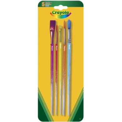 5 кисточек Crayola для рисования красками (3007) Spok