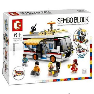 Конструктор Sembo Block Дом-трейлер (SD6970) Spok