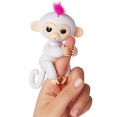 Интерактивная обезьянка на палец FingerMonkey 818-5 Белый Spok