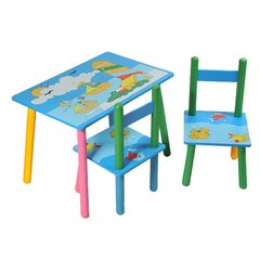 Столик с двумя стульчиками Tilly Кораблики (W02-3843) Spok