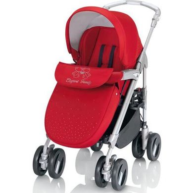 Универсальная коляска CAM Combi Family Elegant 3 в 1 Красный (882/T137) Spok