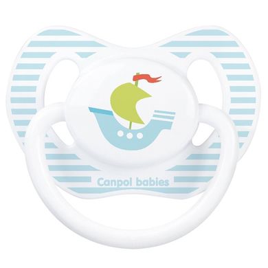 Силиконовая анатомическая пустышка Canpol Babies Каникулы, 6-18 месяцев, в ассортименте (23/467) Spok