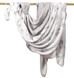 Пелюшки з бамбукового волокна BabyOno Сіра і біла з пір'ям, 2 шт. 120х120 см (537/01) Фото 3