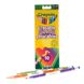 10 цветных карандашей Crayola с ластиками (5010065036352) Фото 2