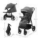 Прогулянкова коляска Kinderkraft Trig 3 Tray Grey (KSTRIG03GRY000T) Фото 10