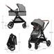 Универсальная коляска 3 в 1 Kinderkraft Esme Moonlight Grey (KSESME00GRY3000) Фото 14