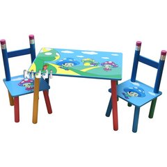 Столик с двумя стульчиками Baby Tilly Грибочки (2880-2/W02-286) Spok