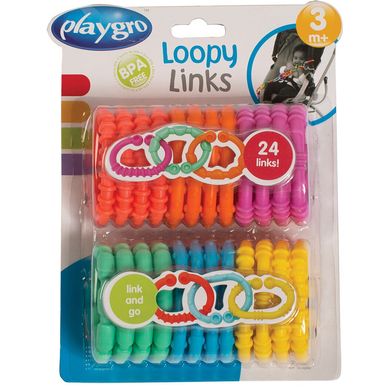 Прорезыватель Playgro Разноцветные кольца (0184556) Spok