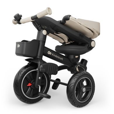 Трехколесный велосипед Kinderkraft Spinstep 2 Plus Beige (KRSPST02BEGPL00) Spok